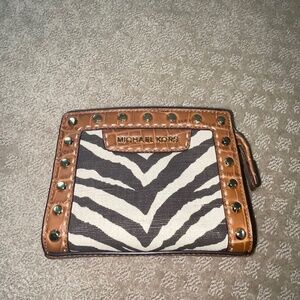 Michael Kors zebra print purse